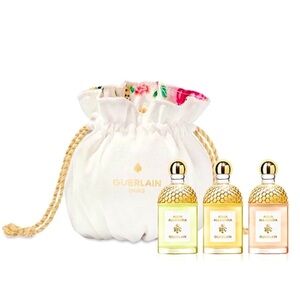 Guerlain Aqua Allegoria 4pc Mini Set with Pouch Gift Box NEW